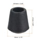 thumbnail image 2 of Uxcell 20Pcs Tapas de patas de silla, 3/8" tapas de pies de PVC antideslizantes, protectores de piso de patas de silla en arco, negro, 2 of 7