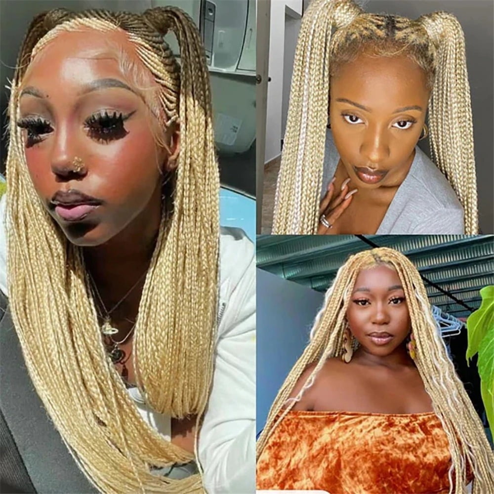 #613 Blonde Human Hair Bulk for Braiding No Weft Silky Straight Remy Hair Extensions