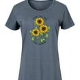 thumbnail image 3 of Instant Message - Inspirational - Stand Tall & Keep Growing - Sunflower - Women's Any Way Dress, 3 of 6