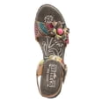 thumbnail image 3 of L`Artiste Leilanie Hand-Painted Leather Platform Heel Sandal, 3 of 7