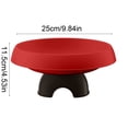 thumbnail image 3 of 10 Inches Round Shaped Serving Bowl For Fruit,Dessert Platter Tray Dish Kitchen Dining Fruit,Dessert,Snack （Red）, 3 of 6