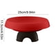 thumbnail image 3 of Frutero alto para aperitivos y frutos secos | Bandeja de plástico de 25 cm con base alta | Elegante plato para aperitivos en rojo y blanco para la sala de estar o la mesa de centro., 3 of 6