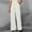 White, variant on Blmnix Palazzo Business Casual Pants for Women Work Pants Dress Pants Trousers Pink Straight-Leg Full Womens Pants Trendy,M