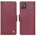 thumbnail image 4 of Funda tipo cartera iPhone 11 con cierre magnético, RFID, tarjetero, soporte, carga inalámbrica, 4 of 5