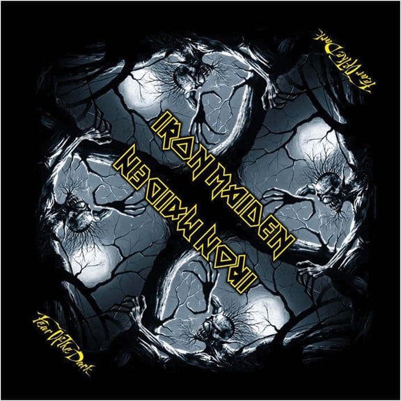 Iron Maiden Fear of The Dark Bandana Black