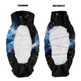thumbnail image 5 of HUIACONG Blue Wolf UTV Seat Covers Waterproof Breathable UTV Seat Covers Protector Non-Slip Soft for Kawasaki Mule 3010, 5 of 7