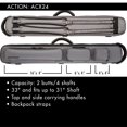 thumbnail image 3 of Action ACX24 2x4 Sport Soft Pool Cue Case Billiard Stick Bag Billiards Cues, 3 of 6