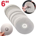 thumbnail image 5 of 6\" 150mm Diamond Coated Flat Lap Wheel Jewelry Polish Grinding Disc 80~3000Grit, 5 of 7
