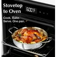 thumbnail image 3 of Koch Systeme CS 12-Inch Deep Sauté Pan, Tri-Ply Stainless Steel Deep Frying Pan, 3 of 7