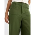 thumbnail image 2 of Free Assembly Women's and Women's Plus High Rise Cropped Wide Leg Pants, 26” Inseam, Sizes XS- 4X, 2 of 5