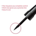 thumbnail image 3 of Delineador de ojos líquido Almay, impermeable, a prueba de decoloración 221, negro, 3 ml, 3 of 7
