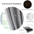 thumbnail image 3 of Bailu 2 Panels Stars Blackout Curtains for Bedroom Girls Kids Baby Window Curtain Double Layer Star Cut Out Aesthetic Living Room Decor Wall Home Decorations Curtain,W60 x L106 Inches,Gary, 3 of 7