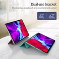 thumbnail image 4 of Funda para iPad Pro 11 con portalápices, funda protectora premium con parte trasera de TPU suave y función de reposo/activación automática para iPad Pro 11 2018 (verde) oso de fresa Electrónica, 4 of 5