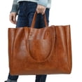 thumbnail image 6 of Women Large Capacity Tote Bag for Women, PU Leather Shoulder Handbag Work Tote Bag with   Travel Bag Computer Bag for Office Travel, 6 of 8