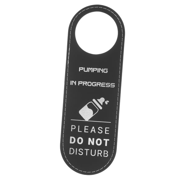 FRCOLOR Breastfeeding Sign Door Sign for Mothers Black 1Pack