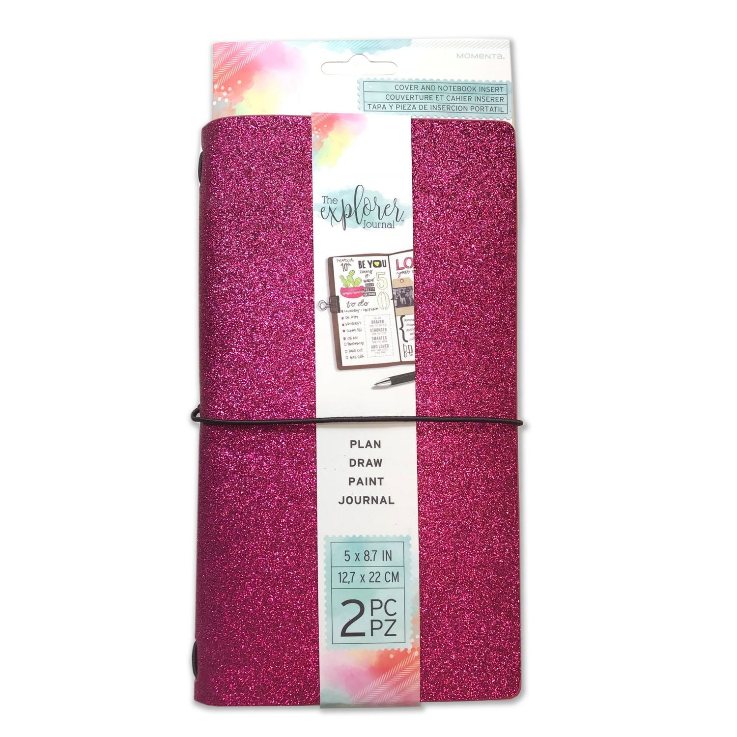 EXPLORER JOURNAL COUVERTURE MAGENTA