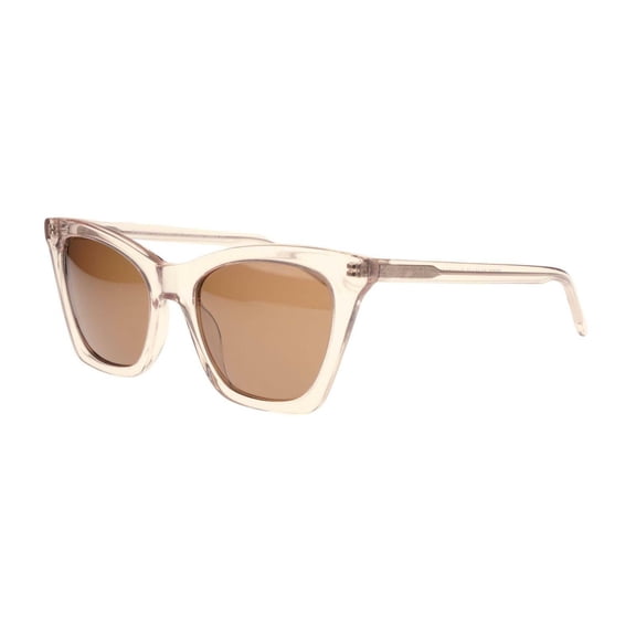 New RS-676 Crystal Champagne Polarized Sunglasses with Brown Lenses