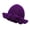 Dark Purple, variant on Pink Bucket Hats Handmade Crochet Ruffled Wool Hat Fashionable Colorful Wide Brimmed Hat Unisex Hat with Flounced Edge