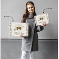 thumbnail image 3 of Darling Souvenir Personalized Engraved Laser Cut Wedding Guest Book Wooden Cover Sign-in Book Registry Guestbook Scrapbook-PN, 3 of 7