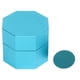 thumbnail image 1 of Soporte de caja de tiza Cue aleación de aluminio octogonal bola de billar universal caja de tiza accesorio de billar azul, 1 of 10