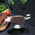 thumbnail image 3 of 2 Pcs Récipient à Sauce Bateau en Acier Inoxydable Tasse à Sauce en Métal Récipient à Sauce, 3 of 9