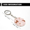 thumbnail image 3 of Naloa Star Cute Dog Print Round Keychain Keychain Key Ring, Key Tag, Key Chain Bulk for Gift Accessories (Round), 3 of 7