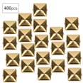 thumbnail image 3 of 400 Sets Brass Rivets 4MM to 7MM for DIY Leathercraft, Exquisite Craftsmanship, Enough for Your Project, Gold, Bronze, for Belts, Coats, Shirts, Rivets with Tool Kit, 3 of 7
