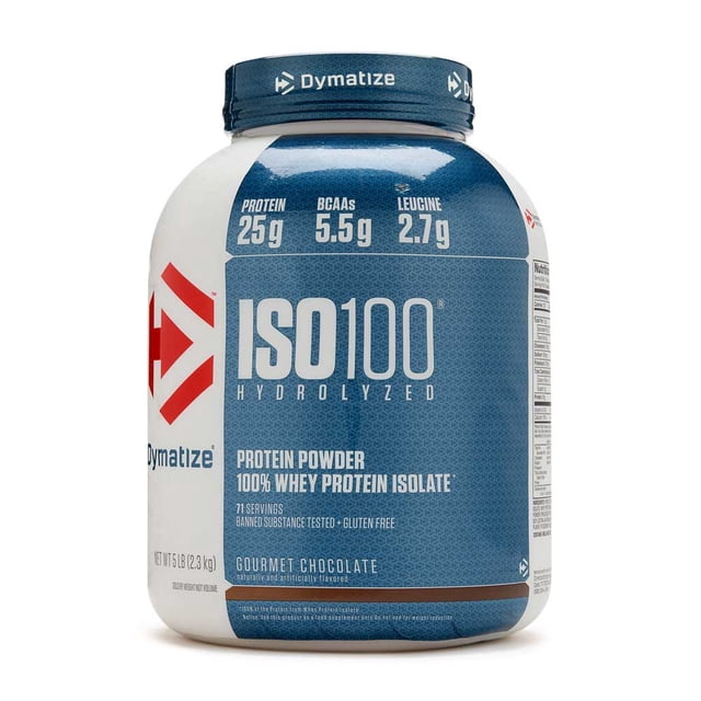 Proteína DE SUERO DYMATIZE ISO 100 GOURMET CHOCOLATE 5 LB ISO 1OO GOURMET CHOCOLATE