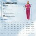 thumbnail image 7 of VIAOLI Women's Scrubs Set - Stretchy Medical Uniform with Pockets, for Nurses & Doctors, S-XXL, Multi-Color, 7 of 7