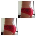 thumbnail image 2 of Qarigey Calzoncillos de con botón desmontable para hombre, calzoncillos con bolsa convexa en U, ropa interior de algodón Rojo XL 2piezas, 2 of 6