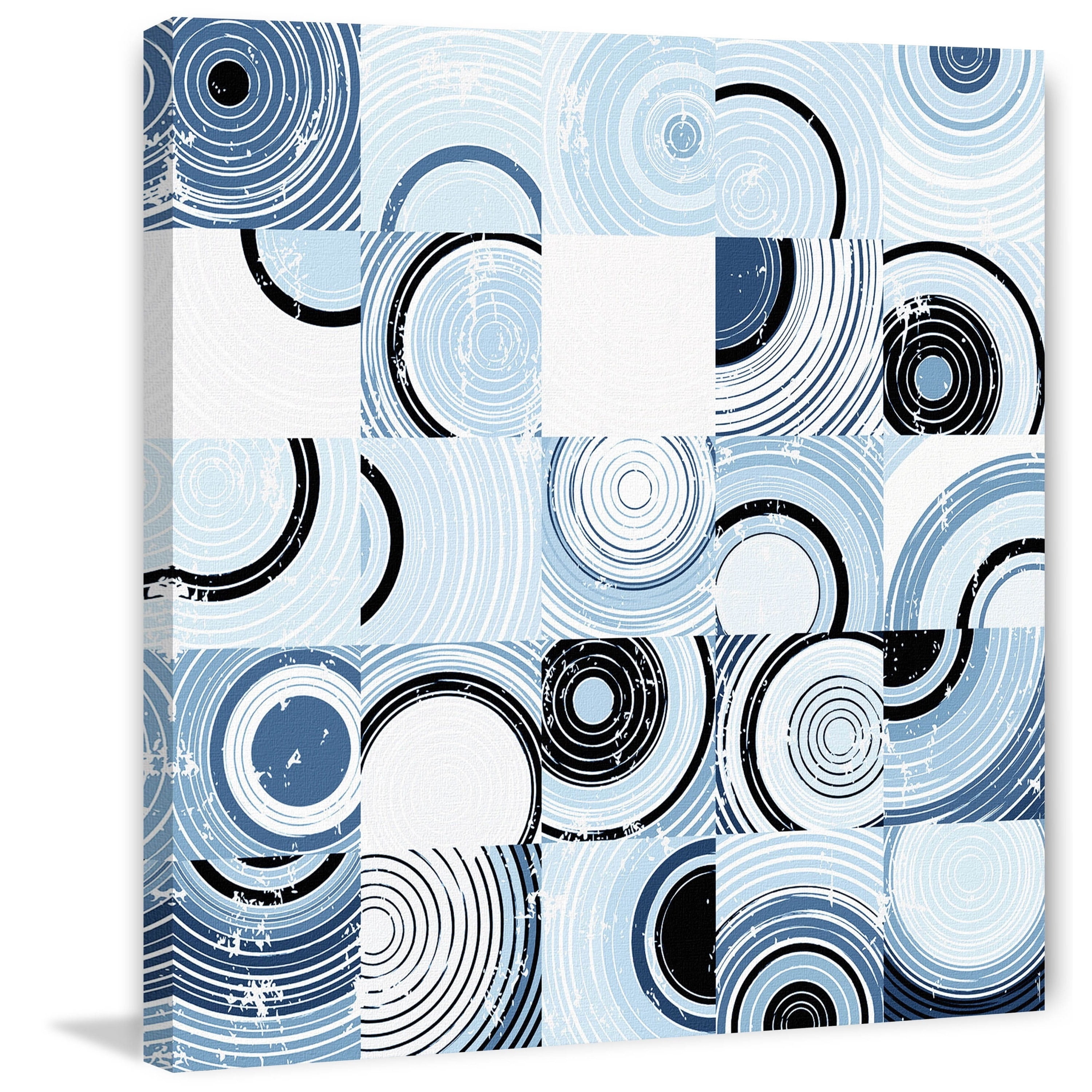 "Swirl Puzzle" Painting Print on Wrapped Canvas
