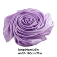 thumbnail image 4 of Bufanda de mujer Qarigey estilo simple Accesorio de ropa color morado claro, 4 of 6