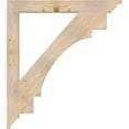 thumbnail image 3 of Ekena Millwork 3 1/2"W x 34"D x 38"H Merced Traditional Smooth Bracket, Douglas Fir, 3 of 4