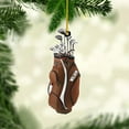 thumbnail image 5 of Personalized Golf Bag Christmas Ornaments Gift for Golf Lover Custom Golf Bag Ornament Ornament for Christmas Tree Hanging Gifts Golf Gifts for Men Dad Golf Cart Ornament (GCO14) - 3291 (Blue), 5 of 7
