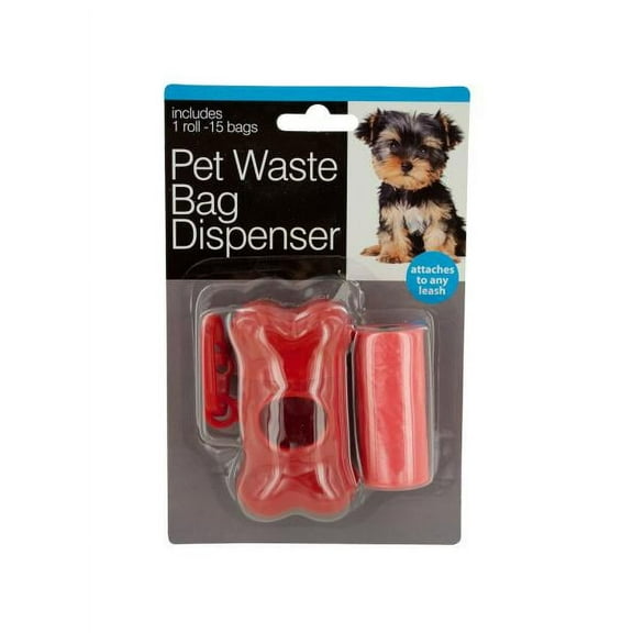 "Pet Waste Bag Dispenser with Bags"