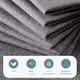 thumbnail image 4 of Zocalo Base de Cama Full Size | Cama con Almacenamiento, Respaldo Ajustable  | Gris, 4 of 8