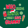 thumbnail image 4 of Inktastic Who Needs Santa when I Have Grammy Boys or Girls Baby Bib, 4 of 4