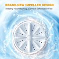 thumbnail image 1 of Wireless Portable Laundry Cup, Portable Rechargeable Mini Washing Machine for Underwear, 2025 New Cordless Mini Washing Machine, 360°Deep Cleaning for Travel, Camping, RV & Dorm (1pc), 1 of 6