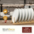 thumbnail image 5 of WishDeco Ceramic Appetizer Plates Set of 6, Small Dessert Plates 7 inch, White Round Salad Plate, Porcelain Dinner Dishes for Cake, Waffle, Pasta, Microwave & Dishwasher Safe, 5 of 10