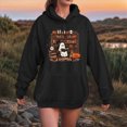 thumbnail image 2 of Towmus Halloween Hoodies for Women Novel Cartoon Sweatshirt Casual Long Sleeve Pullover Tops with Pockets, 2 of 6