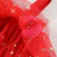 thumbnail image 5 of GYRATEDREAM Toddler Girl Layered Tulle Tutu Dress Summer Dress Strap Star Heart Dress Sleeveless Backless Princess Birthday Formal Wedding Party Dresses, 5 of 9