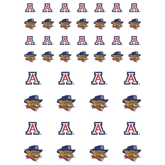 Arizona Wildcats Small Sticker Sheet - 2 Sheets