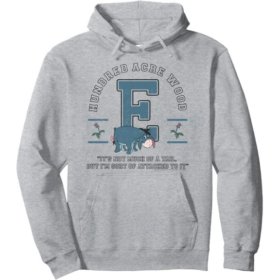 Winnie The Pooh Eeyore Hundred Acre Wood Pullover Hoodie for Men Women Kids