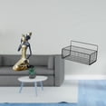 thumbnail image 2 of Estatua de mujer tribal africana hecha a mano, decoración de mesa y pieza de arte de resina con estantes multiusos y cesta de almacenamiento de alambr, 2 of 8