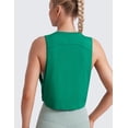 thumbnail image 3 of CRZ YOGA Pima Cotton Tank Tops for Women Workout Yoga Running Loose Crop Sleeveless Shirts, 3 of 6