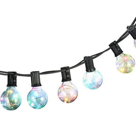 Zimtown G40 Led Globe String Lights 18 2ft Indoor Outdoor 25 Zimtown G40 Led Globe String Lights 18 2ft Indoor Outdoor 25 Bulbs