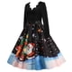 thumbnail image 1 of Vestido de Navidad Mujer Vintage Otoño Invierno Manga Larga Navidad V-Cuello 1950S Ama de Casa Fiesta de Noche Vestido de Fiesta Odeerbi  ODB121266, 1 of 8