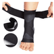 thumbnail image 2 of Duo Tobillera Bloosom  Deportiva Compresión Doble Soporte Lesión Gym Negro L -XL, 2 of 4