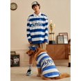 thumbnail image 2 of ROMWE 1pc Pet Color Block Raglan Sleeve T-shirt, 2 of 5
