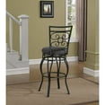 thumbnail image 4 of American Woodcrafters Albany 30-inch Charcoal Metal Swivel Bar Stool, 4 of 4